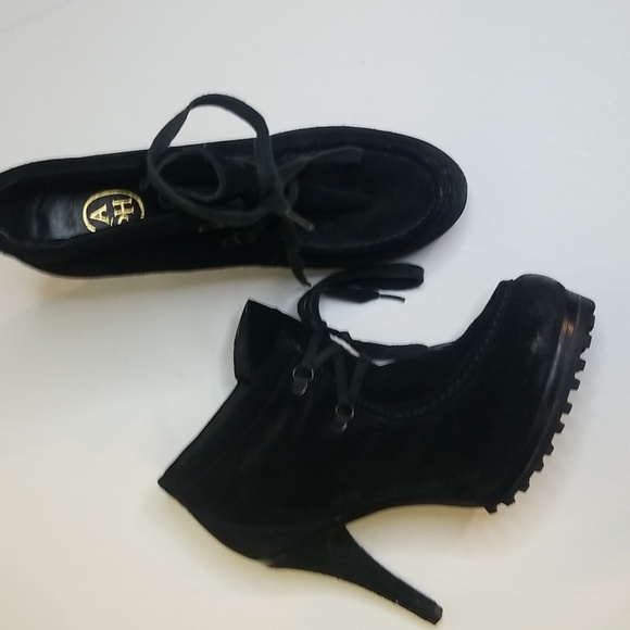 ASH Poppy Lace Up Suede Booties - Picture 6 of 8